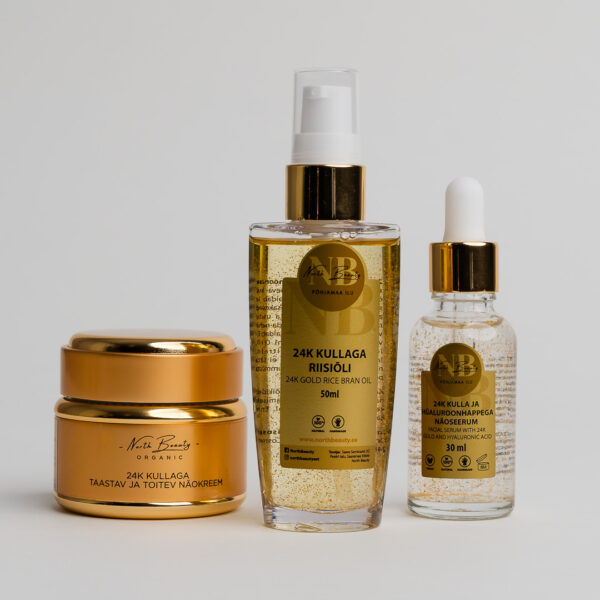24K Kuldne Näoseerum Hüaluroonhappega, 30ml - Image 3