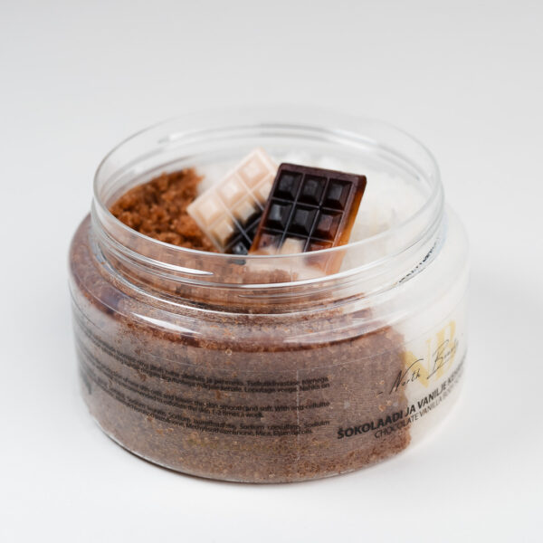 Šokolaadi ja vanilli kehakoorija – 300g - Image 3
