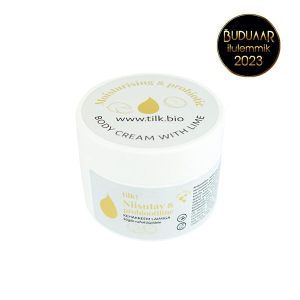 Niisutav probiootiline kehakreem laimiga kõikidele nahatüüpidele, 200 ml - Image 2