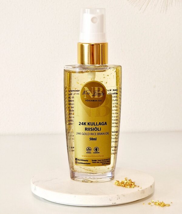 24K Kuldne Riisiõli, 50ml - Image 3