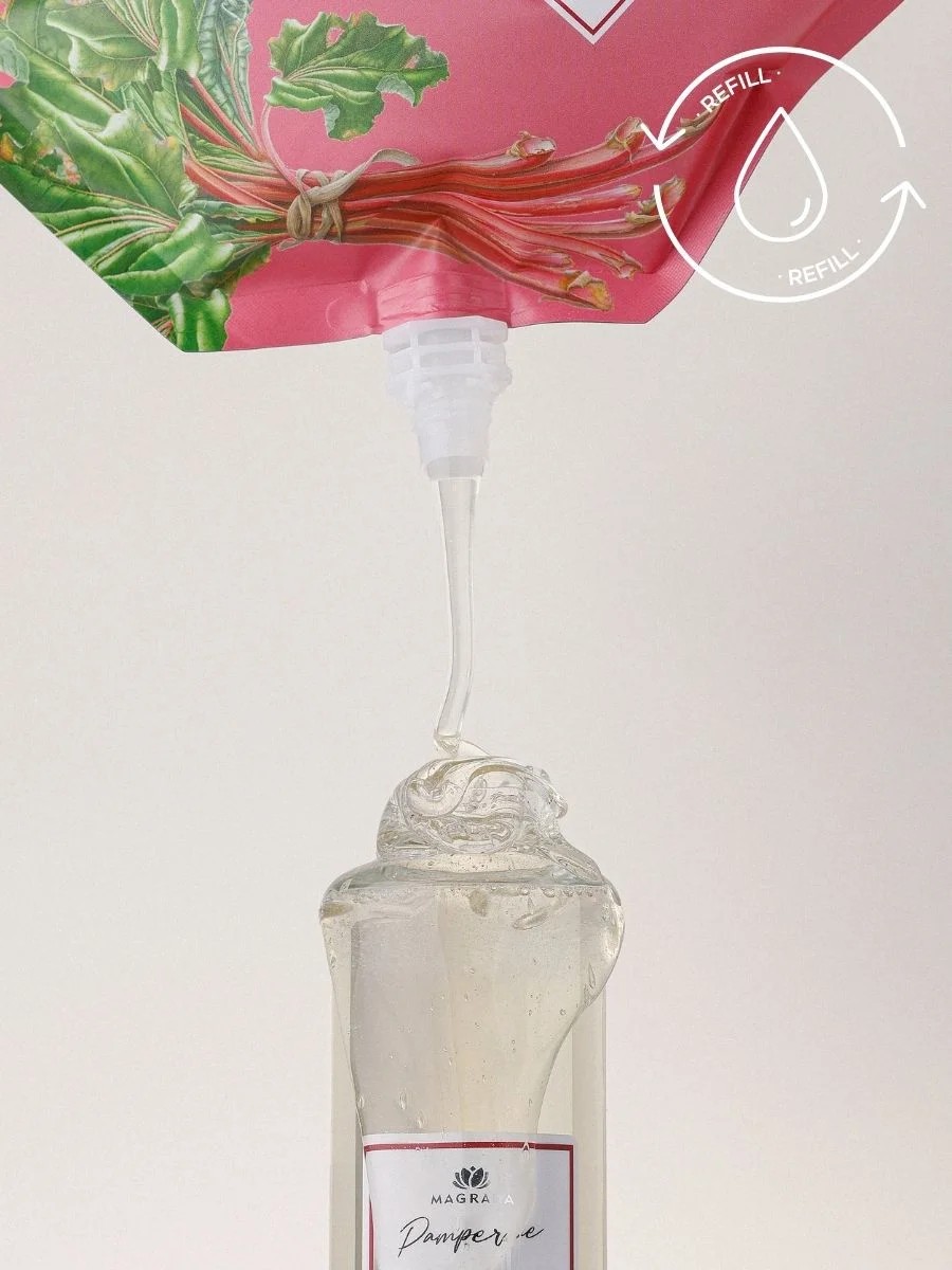 TÄITEPAKEND Rabarbrišampoon Aaloe Ekstraktiga – 500 ml - Image 5