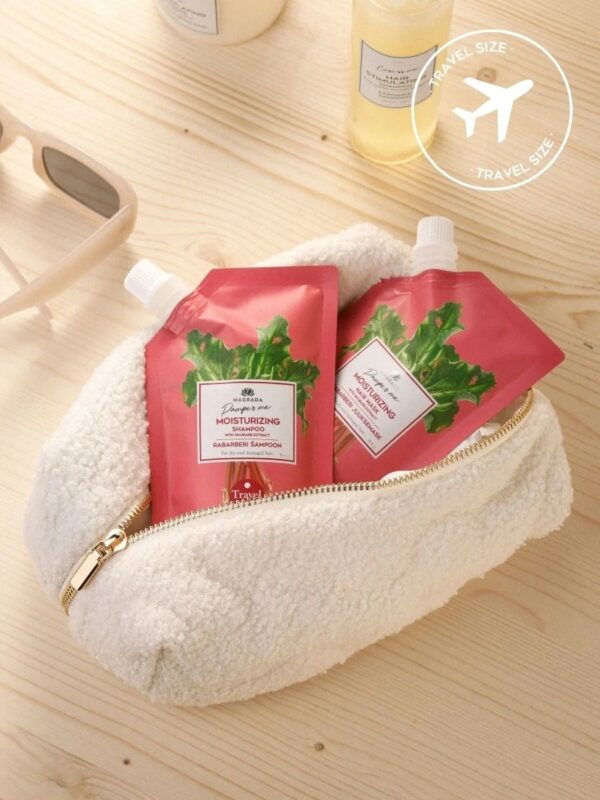 REISISUURUSES Rabarberi Juuksemask Kastoorõliga – 100 ml - Image 2