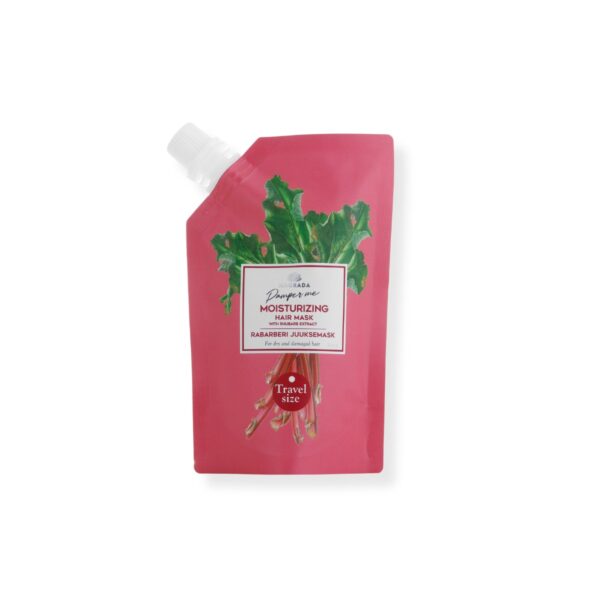 REISISUURUSES Rabarberi Juuksemask Kastoorõliga – 100 ml - Image 4