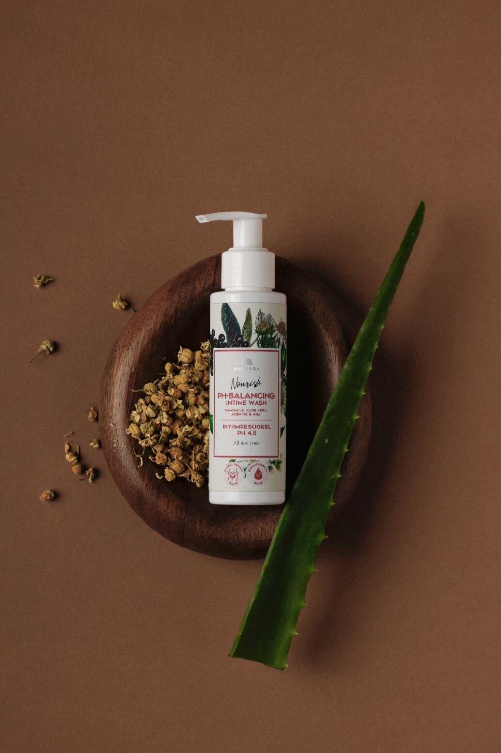 Intiimpesugeel kummeli, aaloe ja AHA-hapetega, pH 4.5 - Image 3